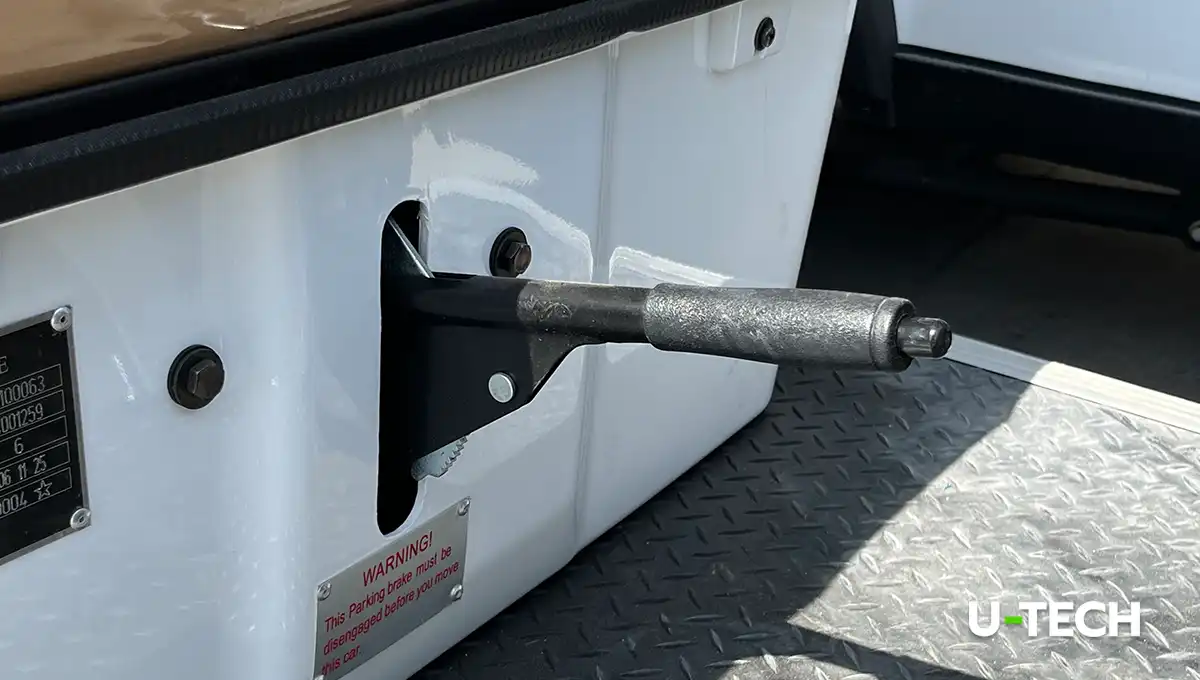 เบรกมือในรถกอล์ฟไฟฟ้า เป็นระบบจอดแบบ Hand-Lever
